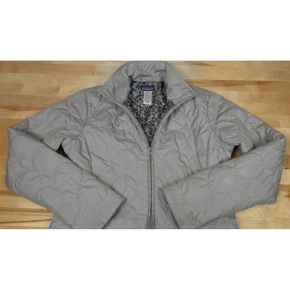 Patagonia Jacket Womens Medium MOR Circle Quilted Long Zip Up Coat Ladies